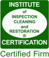 Institute of Inspection Cleaning and Restoration Certification Logo for Mold Remediation Firm in Charlotte, NC.